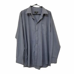 𝅺eterno Italy cotton blend blue shirt